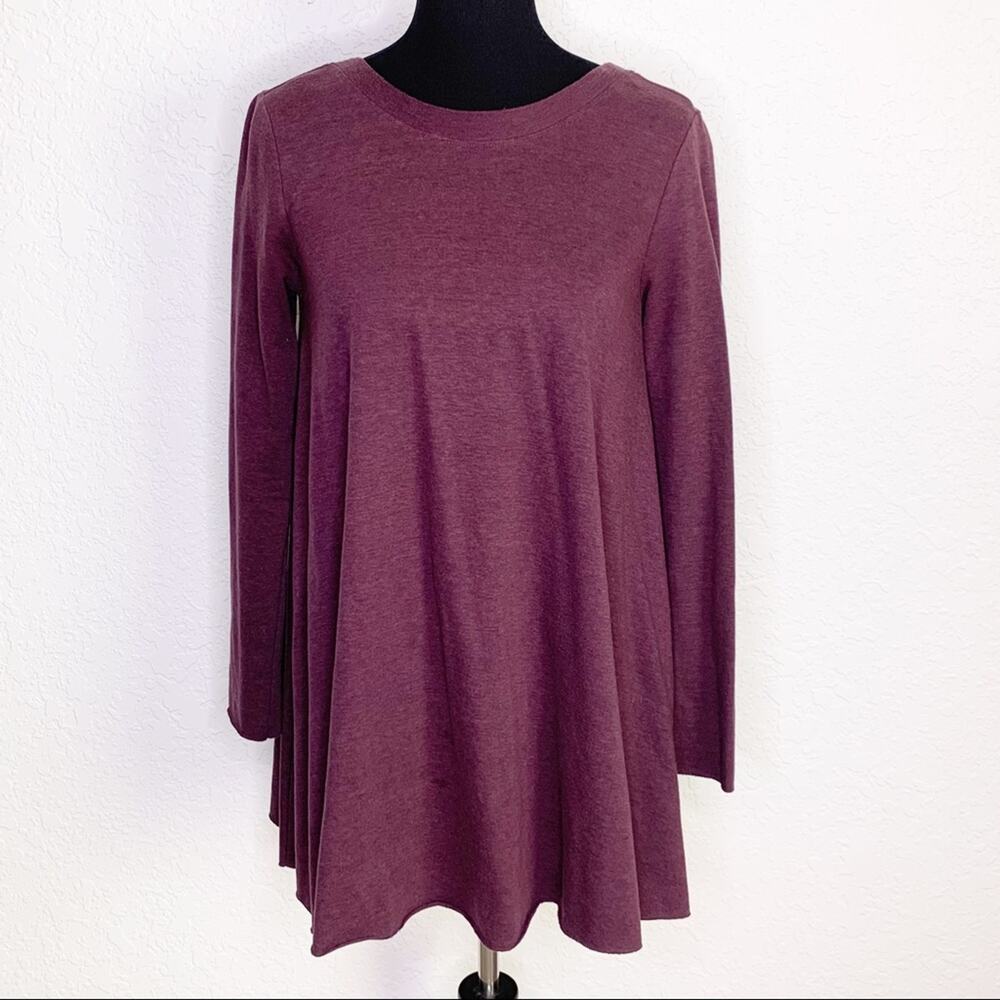 Free People Beach plum purple scoop back tunic / dress size XS / Small